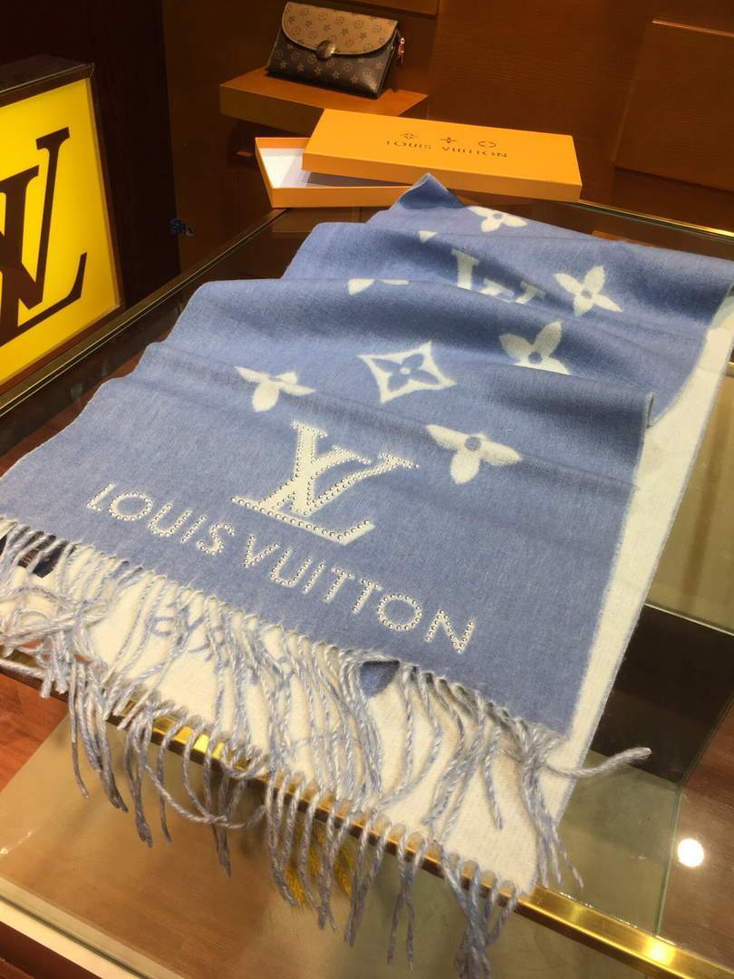 LV Scarves Louis Vuitton Monogram Shawl Scarf M60012