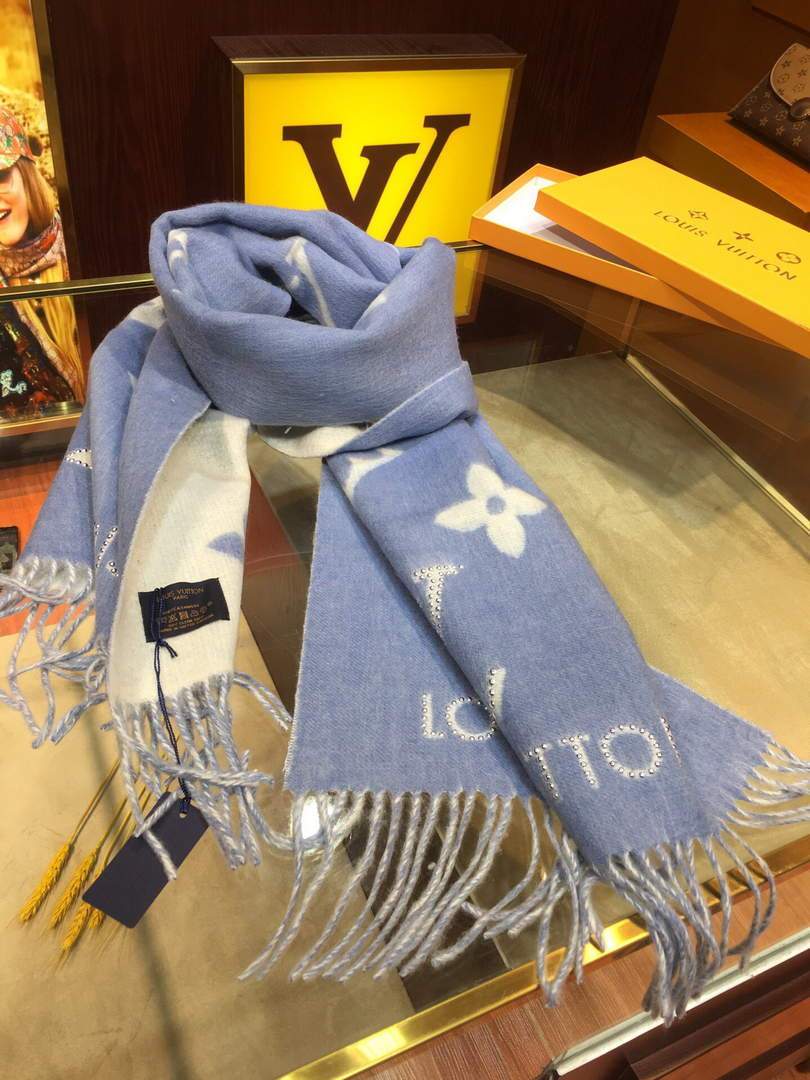 LV Scarves Louis Vuitton Monogram Shawl Scarf M60012
