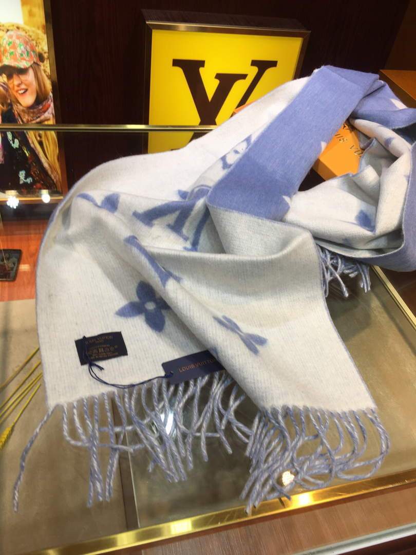 LV Scarves Louis Vuitton Monogram Shawl Scarf M60012