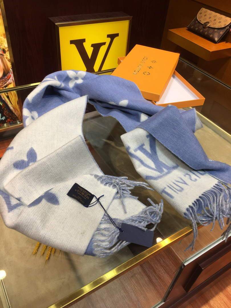 LV Scarves Louis Vuitton Monogram Shawl Scarf M60012