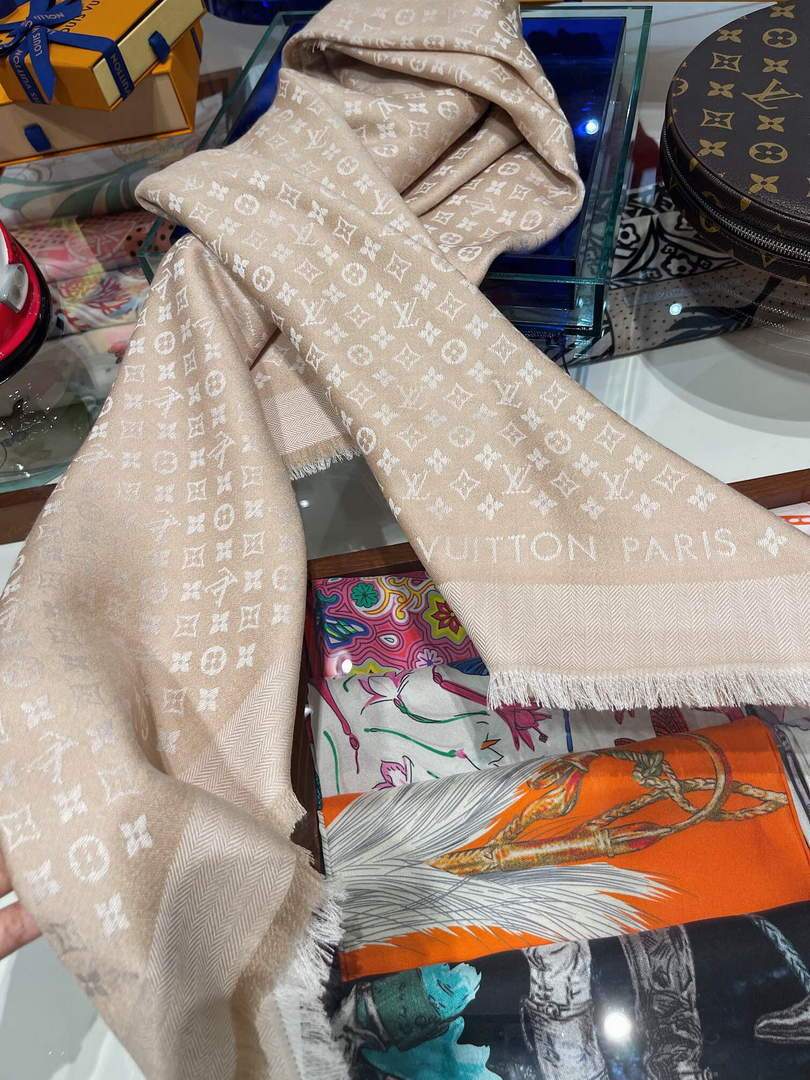 LV Scarves Louis Vuitton Monogram Shawl Scarf M60003
