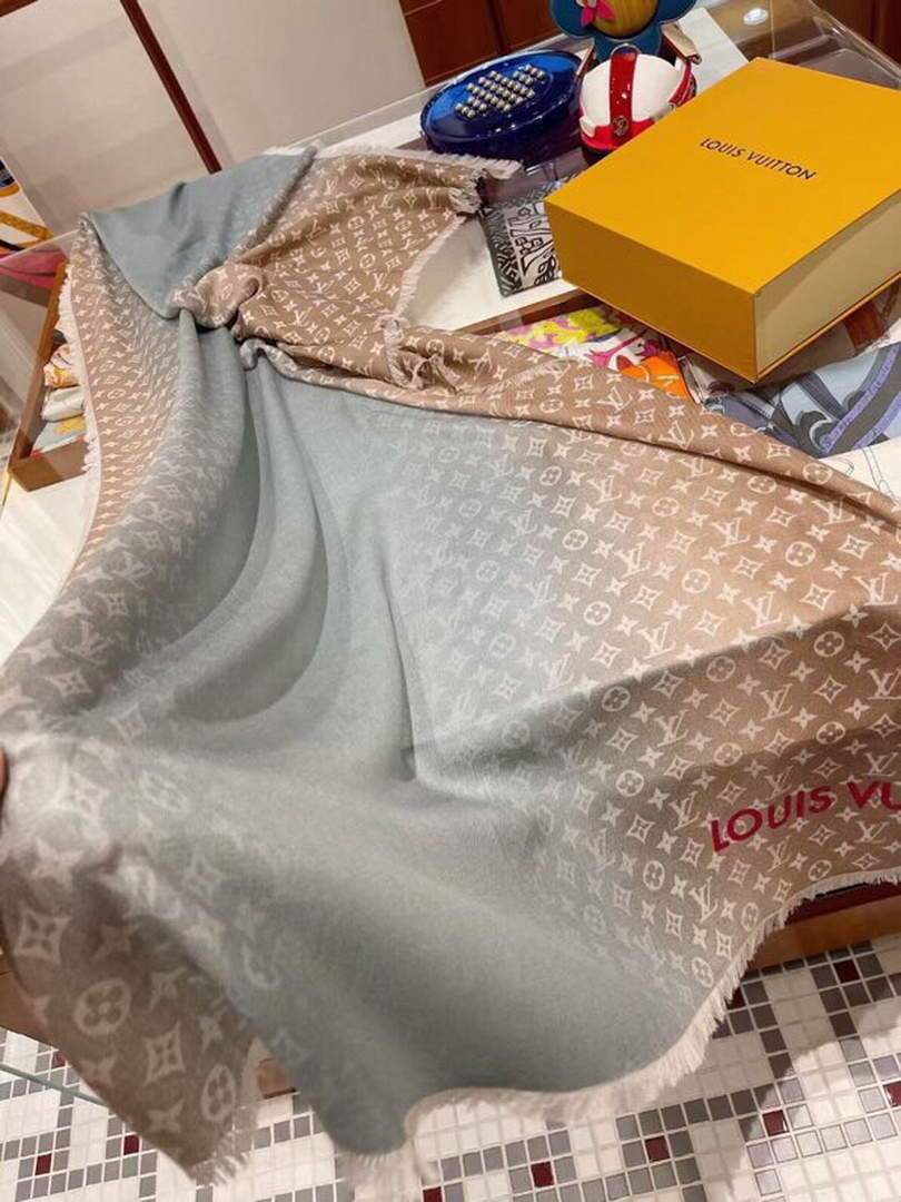 LV Scarves Louis Vuitton Monogram Shawl Scarf M60006