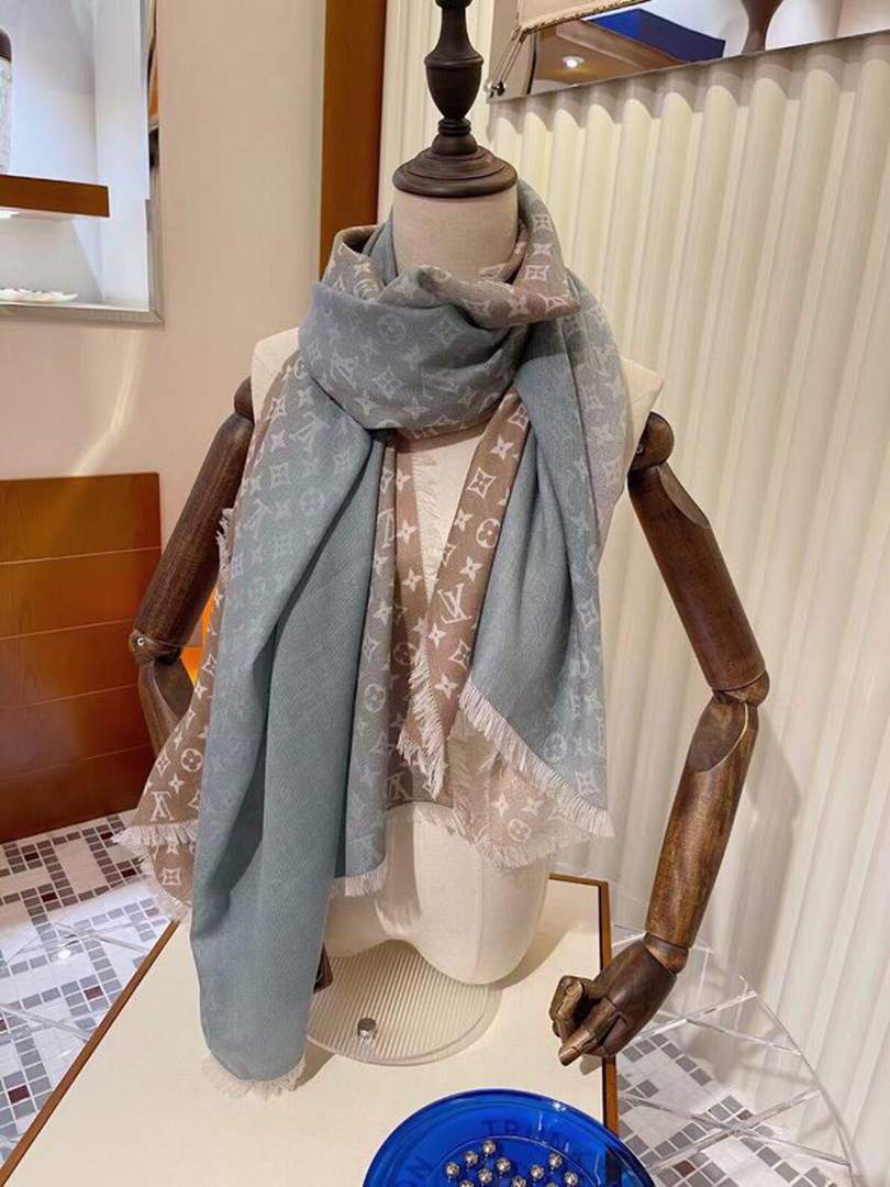 LV Scarves Louis Vuitton Monogram Shawl Scarf M60006