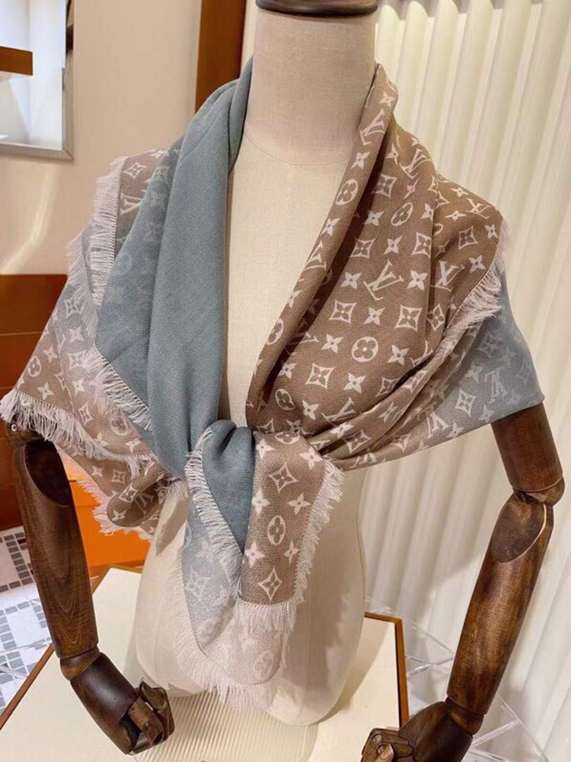 LV Scarves Louis Vuitton Monogram Shawl Scarf M60006