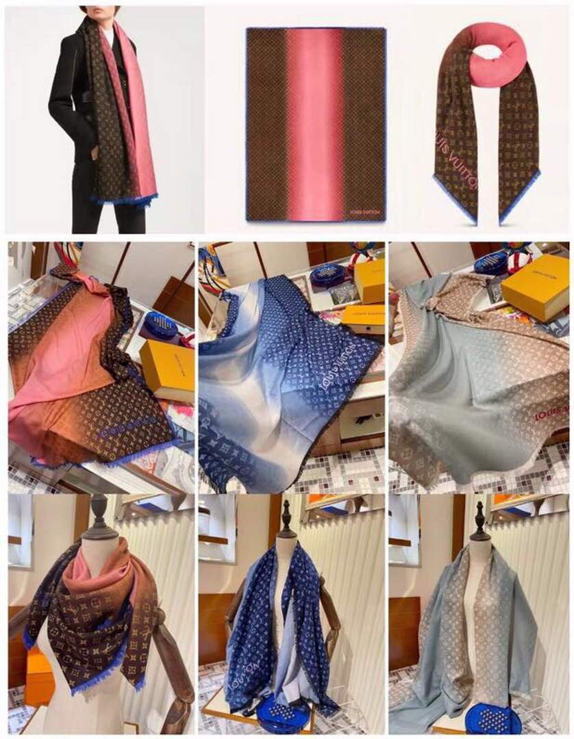 LV Scarves Louis Vuitton Monogram Shawl Scarf M60006