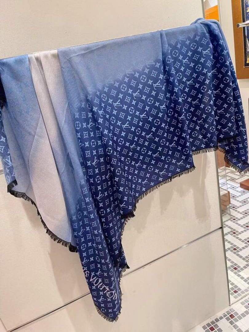 LV Scarves Louis Vuitton Monogram Shawl Scarf M60007