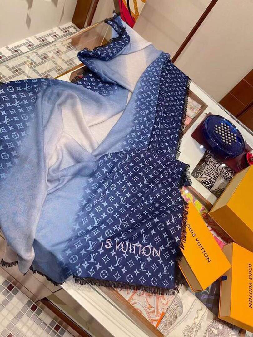 LV Scarves Louis Vuitton Monogram Shawl Scarf M60007