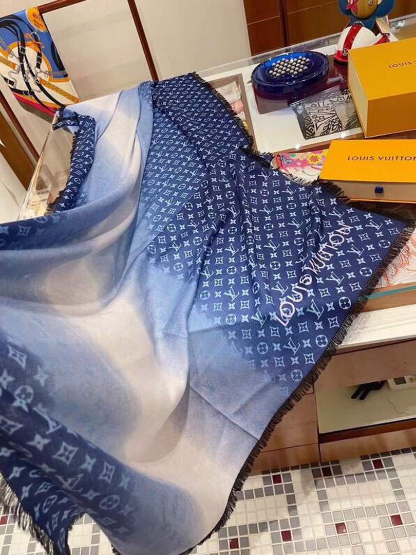 LV Scarves Louis Vuitton Monogram Shawl Scarf M60007