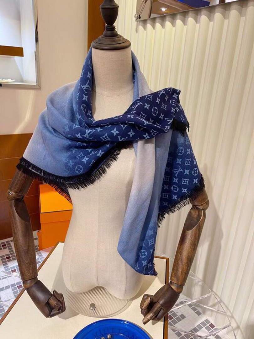 LV Scarves Louis Vuitton Monogram Shawl Scarf M60007