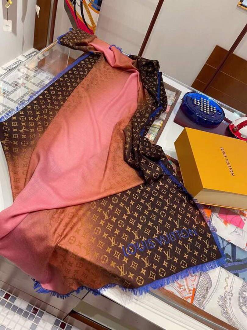 LV Scarves Louis Vuitton Monogram Shawl Scarf M60008