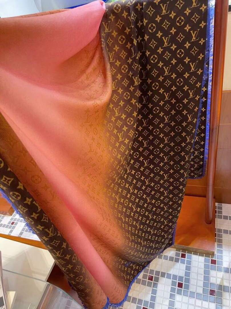 LV Scarves Louis Vuitton Monogram Shawl Scarf M60008