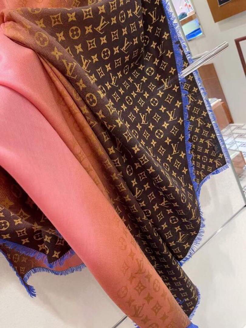 LV Scarves Louis Vuitton Monogram Shawl Scarf M60008