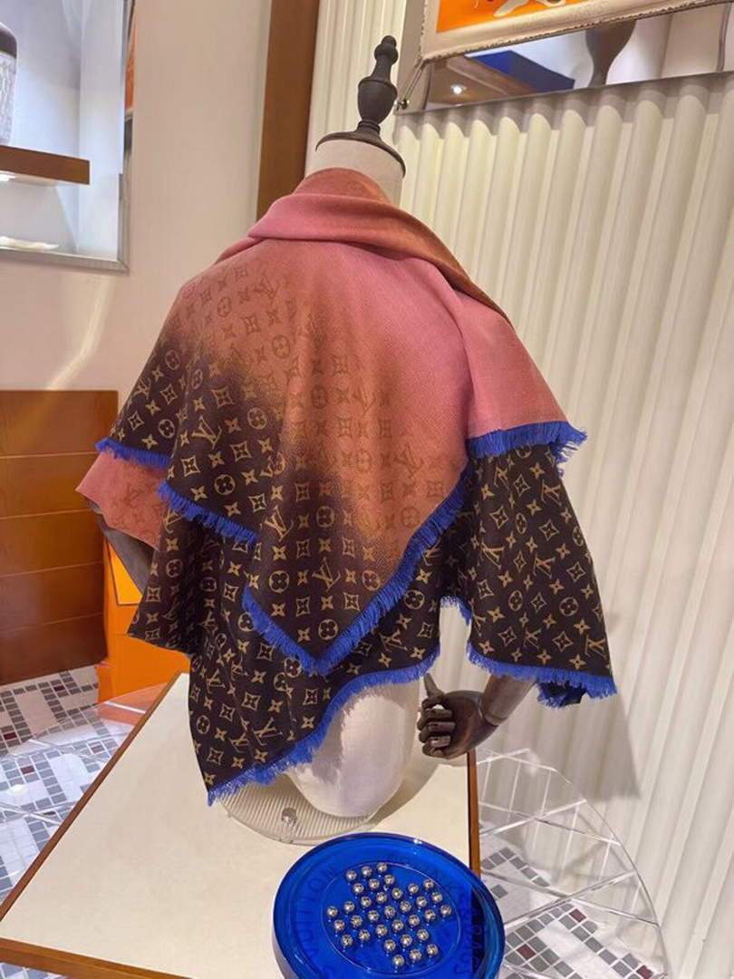 LV Scarves Louis Vuitton Monogram Shawl Scarf M60008