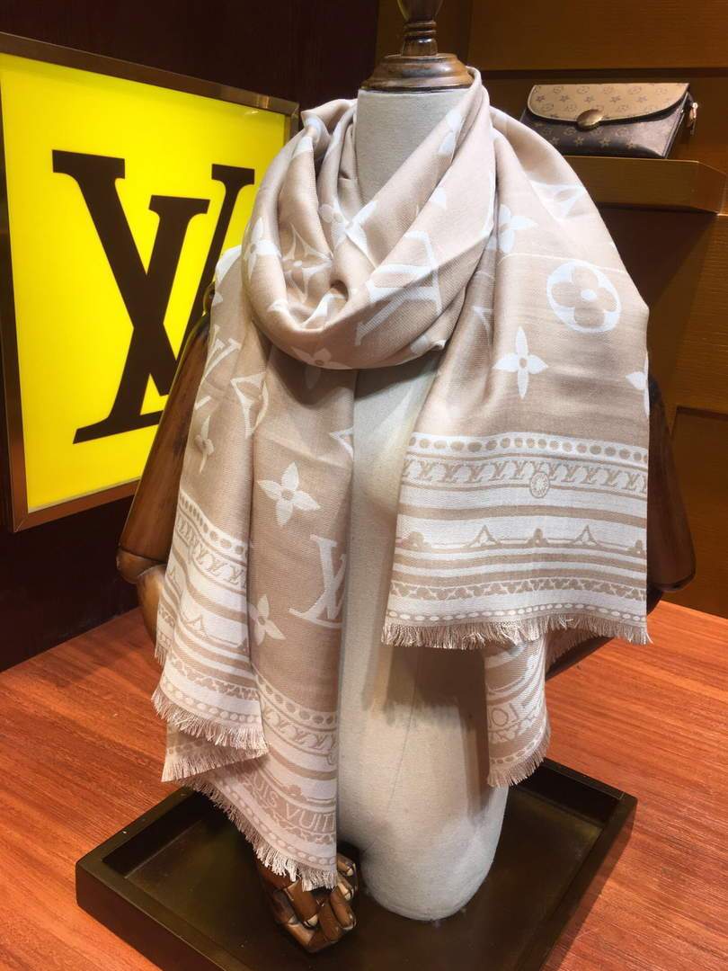 LV Scarves Louis Vuitton Monogram Shawl Scarf M60009