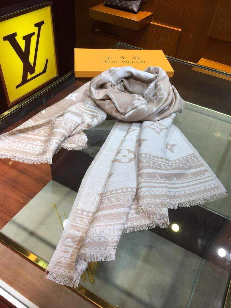 LV Scarves Louis Vuitton Monogram Shawl Scarf M60009