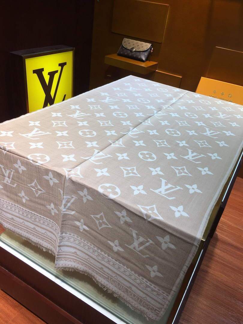 LV Scarves Louis Vuitton Monogram Shawl Scarf M60009