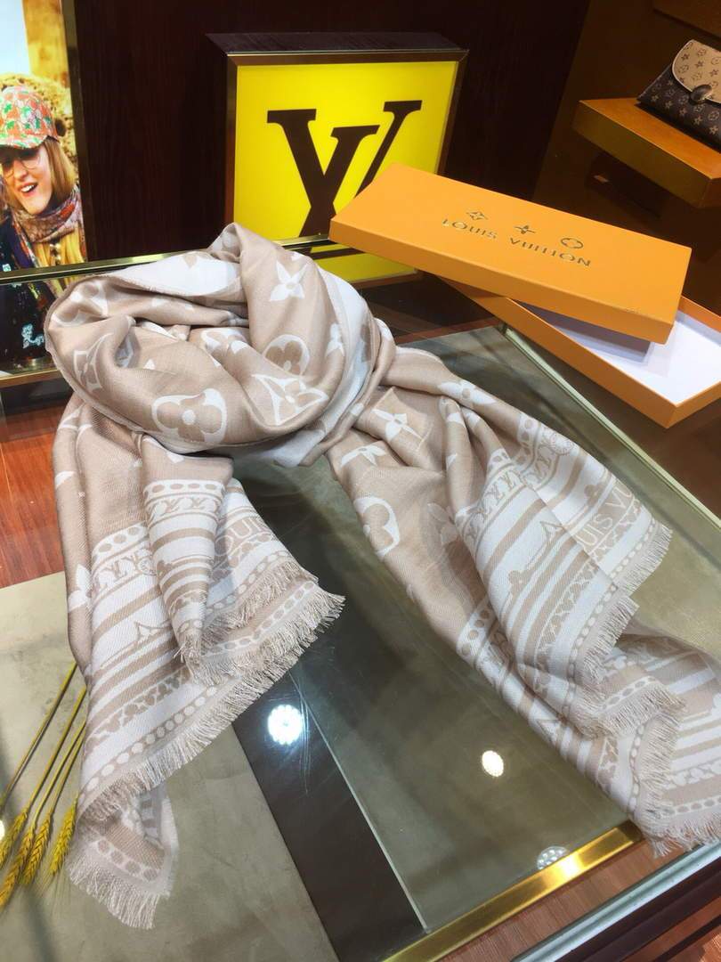 LV Scarves Louis Vuitton Monogram Shawl Scarf M60009