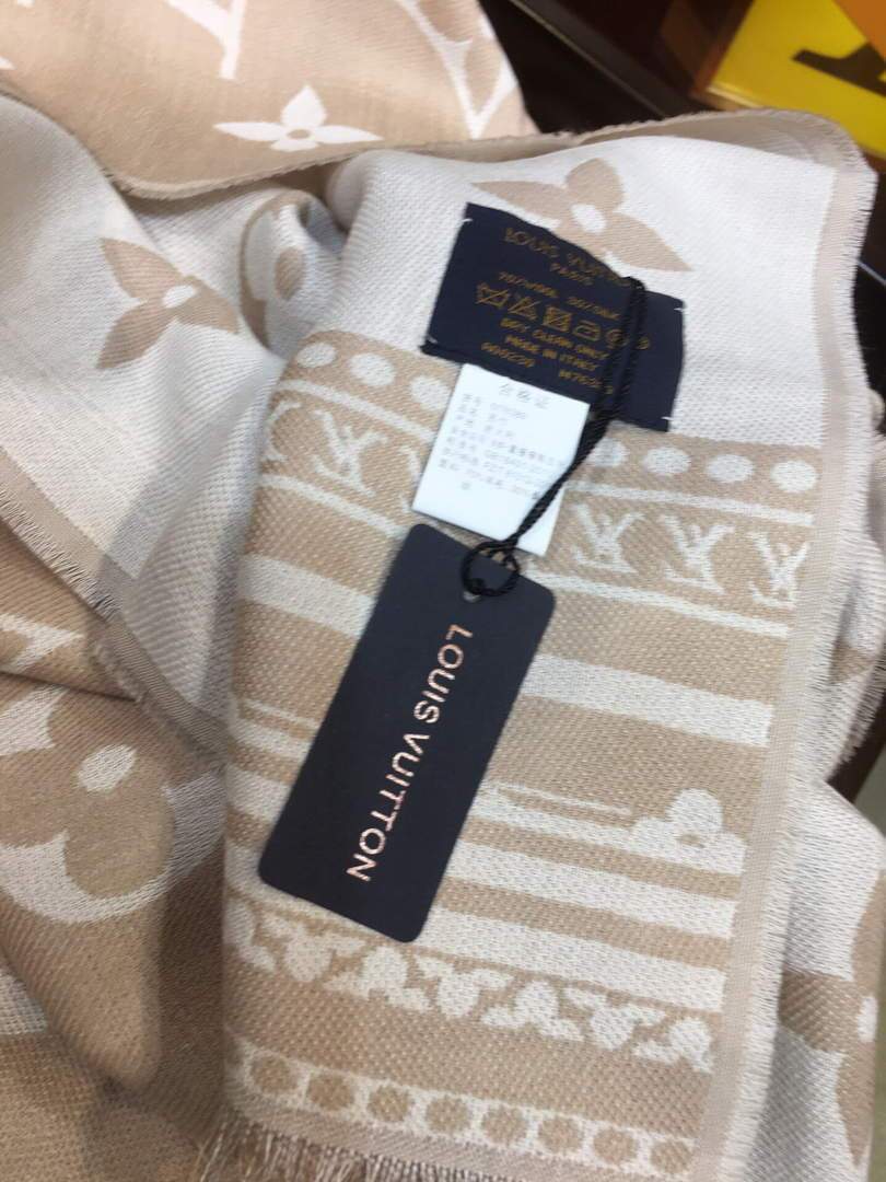 LV Scarves Louis Vuitton Monogram Shawl Scarf M60009