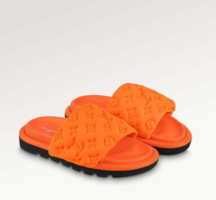 LV  Slippers Louis Vuitton LV Sunset Comfort Flat Mule L76777 - 35 - View 1
