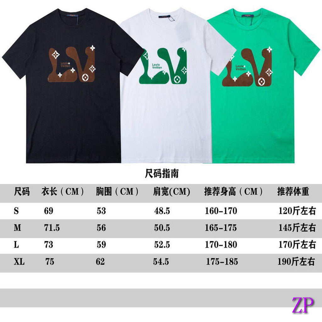 LV Women Men T-Shirts Louis Vuitton Fashion Clothing L60056