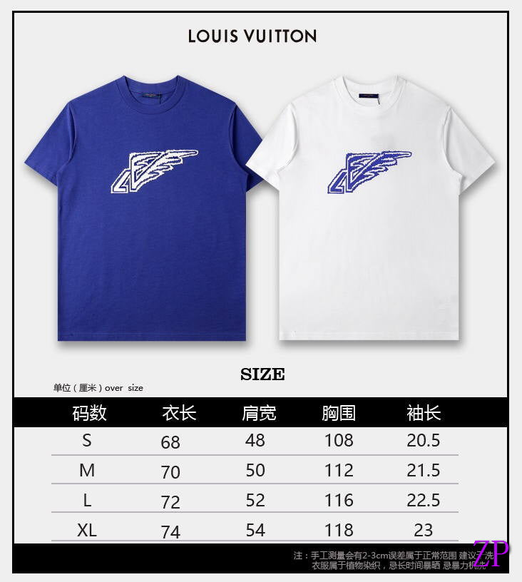 LV Women Men T-Shirts Louis Vuitton Fashion Clothing L60060