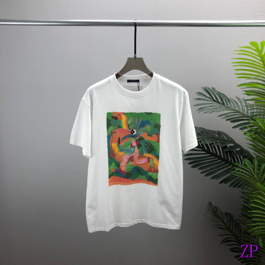 LV Women Men T-Shirts Louis Vuitton Fashion Clothing L60066