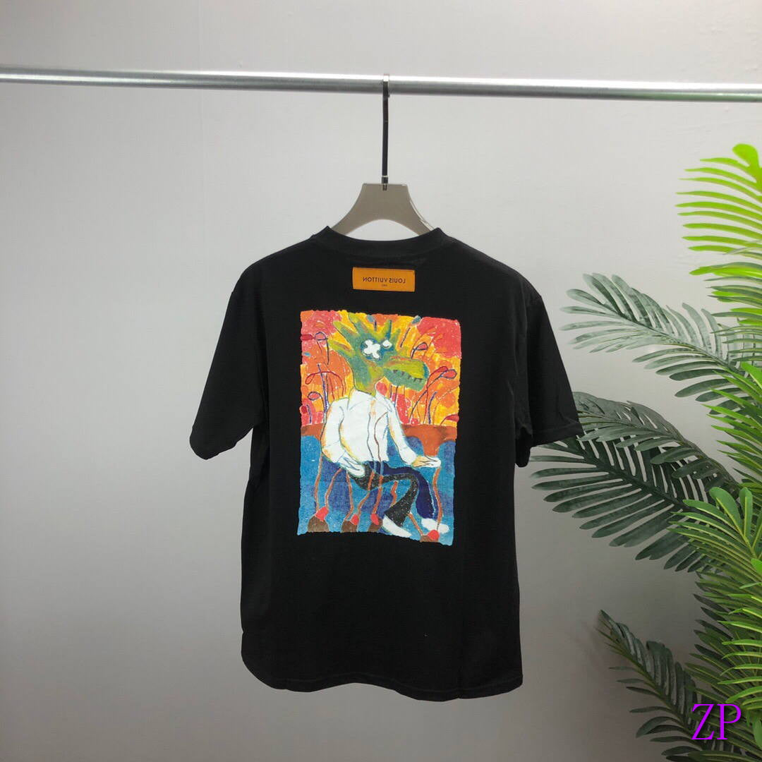 LV Women Men T-Shirts Louis Vuitton Fashion Clothing L60067