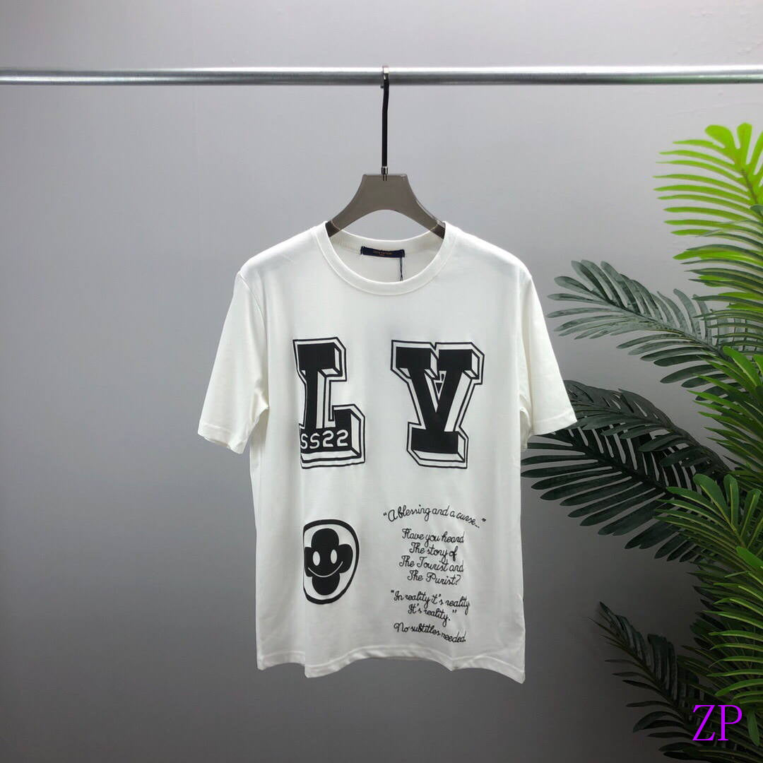 LV Women Men T-Shirts Louis Vuitton Fashion Clothing L60078