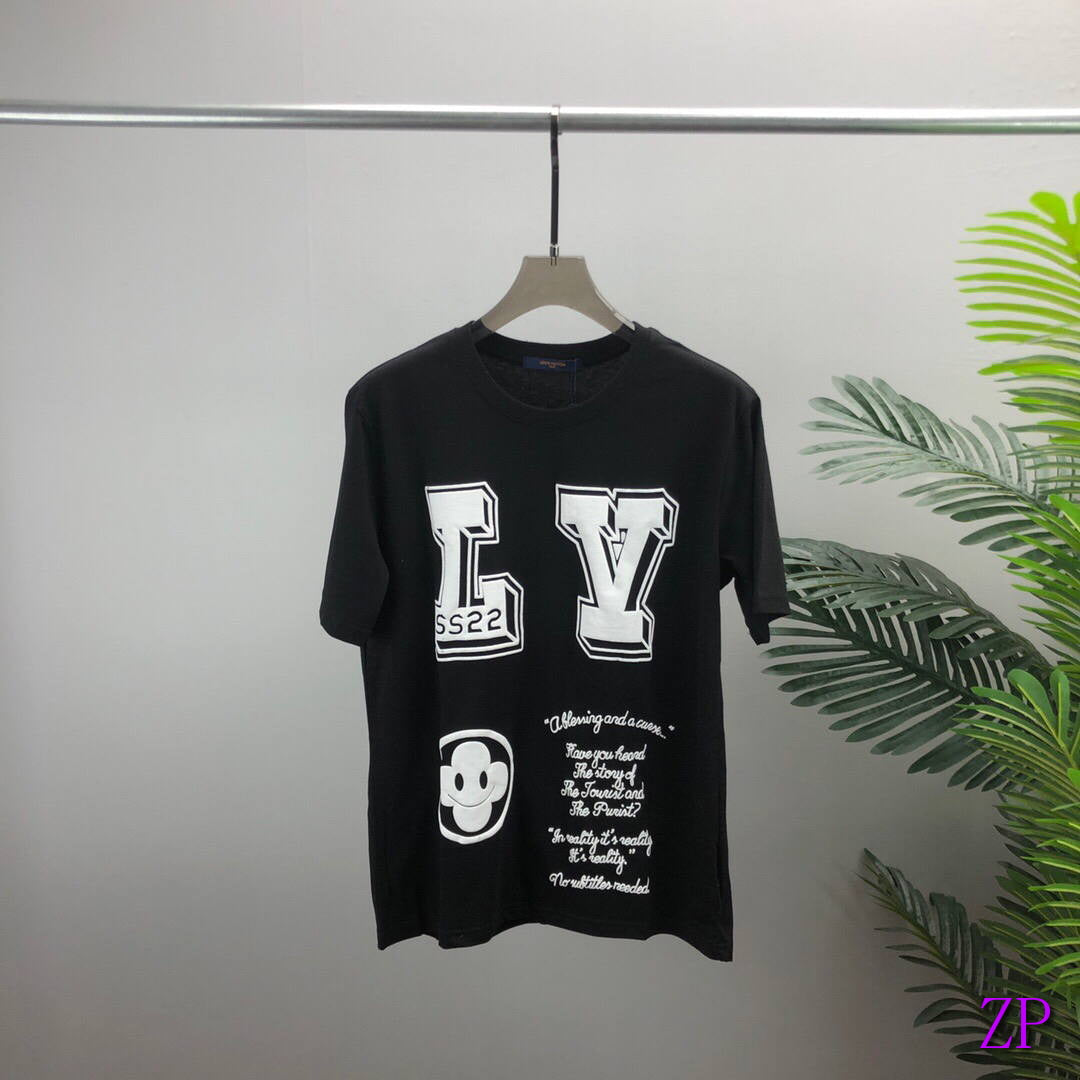 LV Women Men T-Shirts Louis Vuitton Fashion Clothing L60079