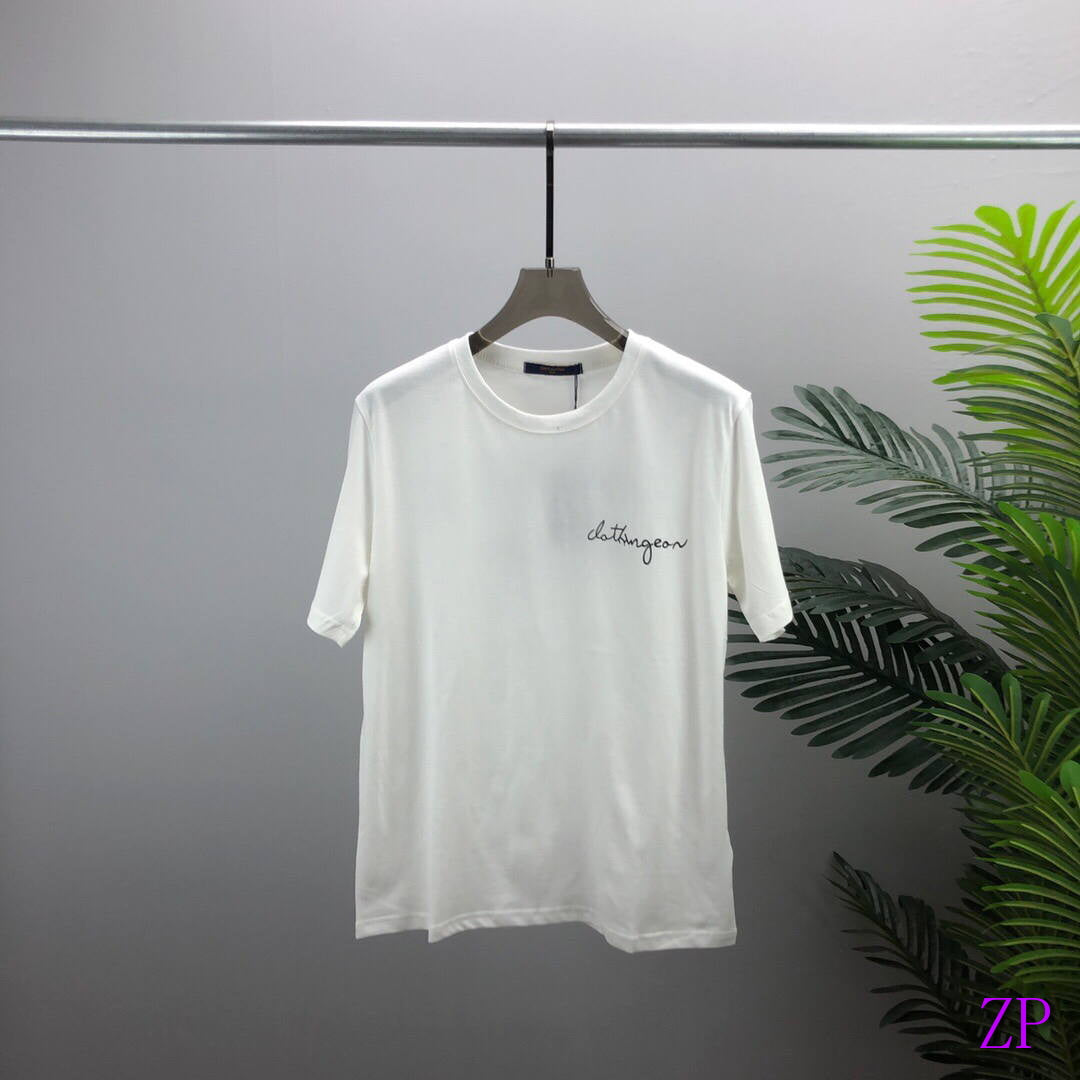 LV Women Men T-Shirts Louis Vuitton Fashion Clothing L60080