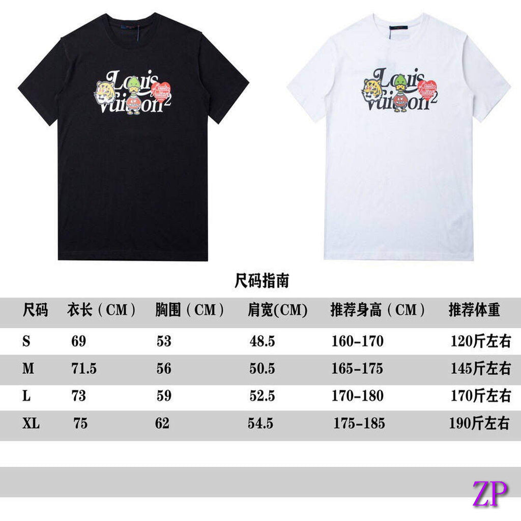 LV Women Men T-Shirts Louis Vuitton Fashion Clothing L60052