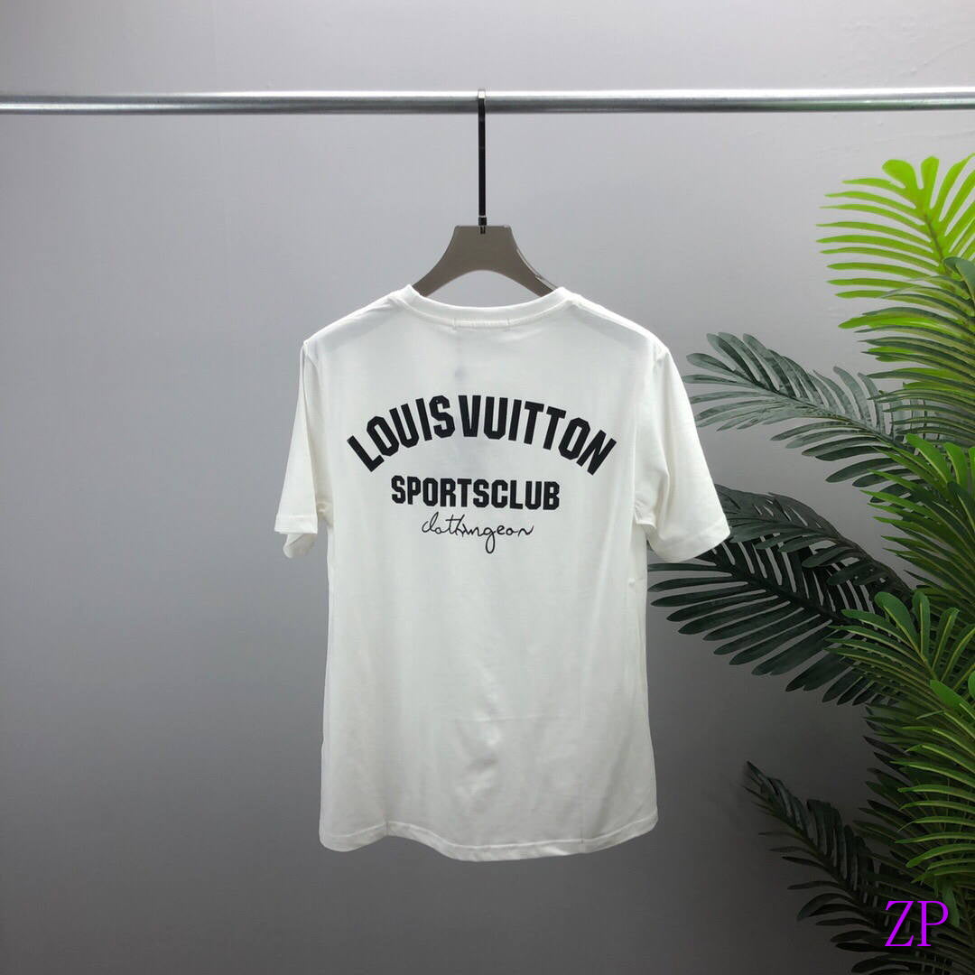 LV Women Men T-Shirts Louis Vuitton Fashion Clothing L60080