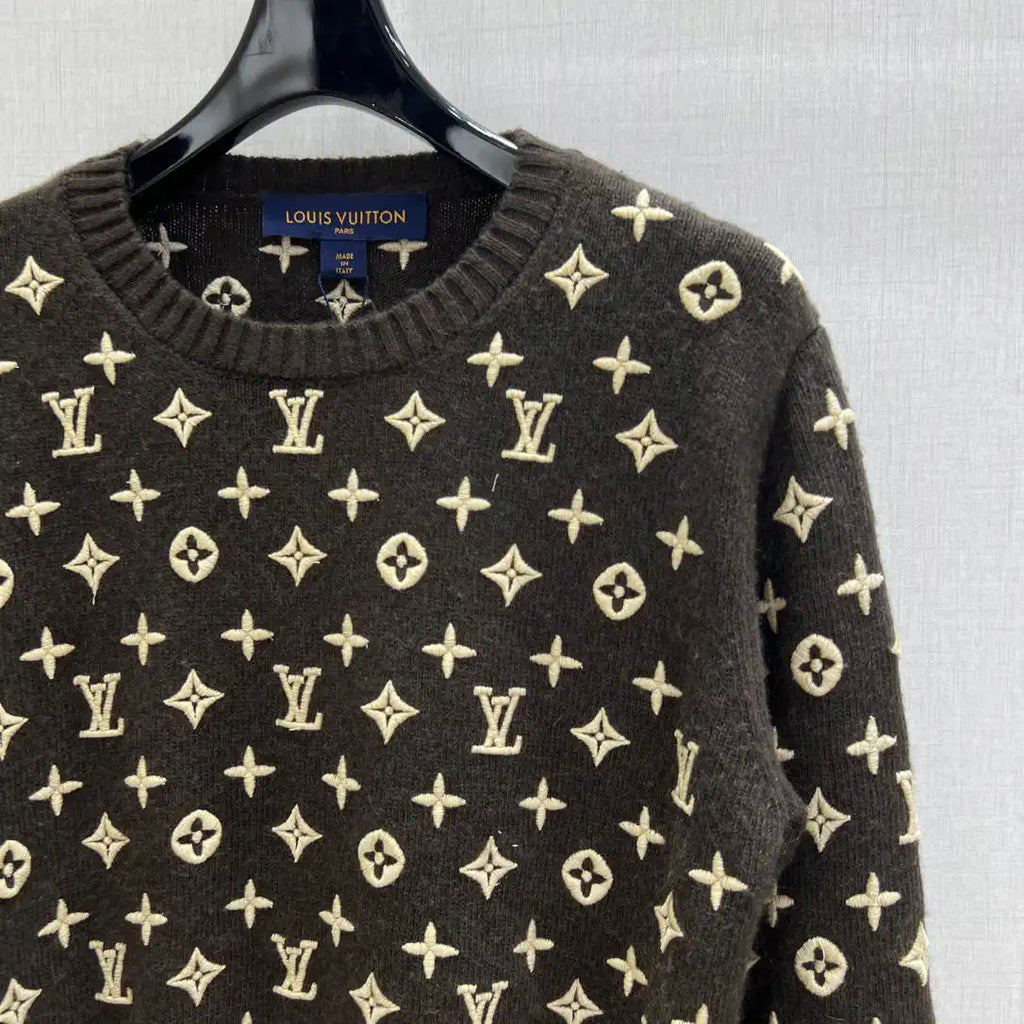 LV Women Sweaters Louis Vuitton Embroidered jacquard L36030