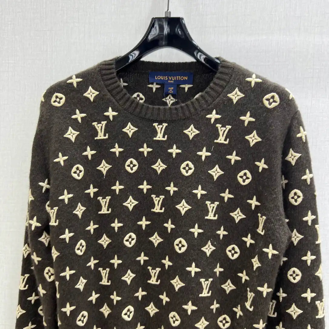 LV Women Sweaters Louis Vuitton Embroidered jacquard L36030