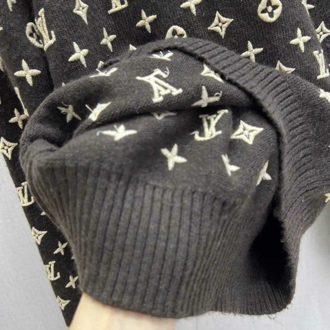 LV Women Sweaters Louis Vuitton Embroidered jacquard L36030