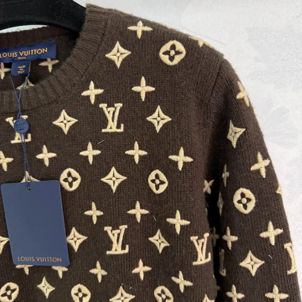 LV Women Sweaters Louis Vuitton Embroidered jacquard L36031