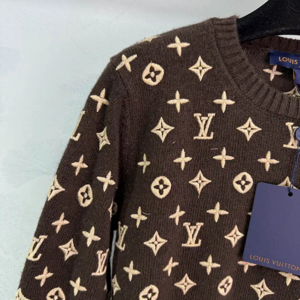 LV Women Sweaters Louis Vuitton Embroidered jacquard L36031