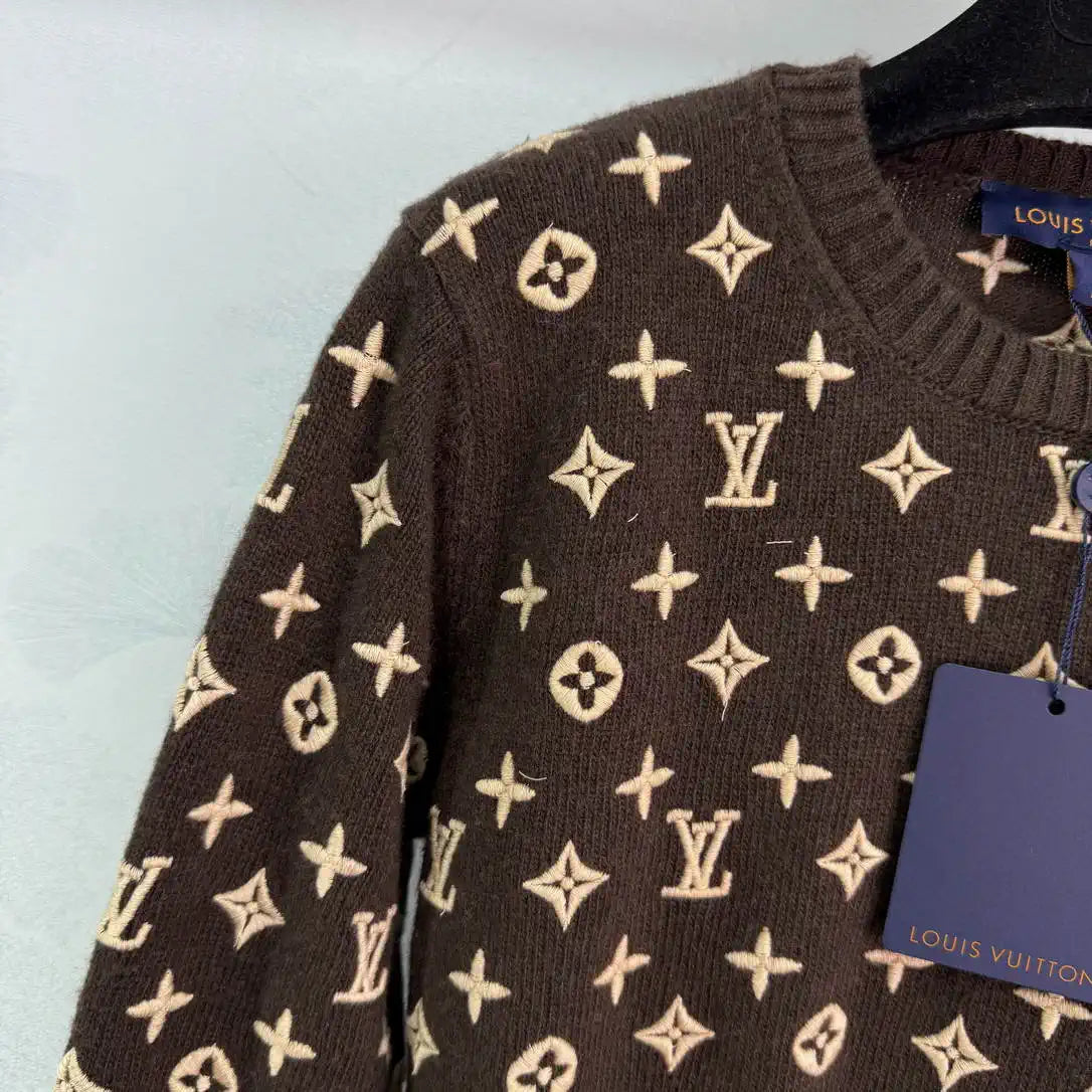 LV Women Sweaters Louis Vuitton Embroidered jacquard L36031