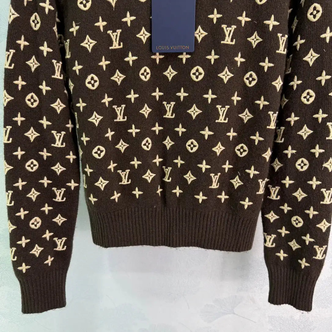 LV Women Sweaters Louis Vuitton Embroidered jacquard L36031
