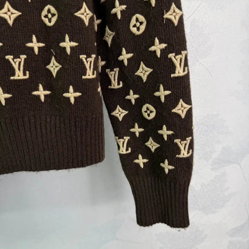 LV Women Sweaters Louis Vuitton Embroidered jacquard L36031