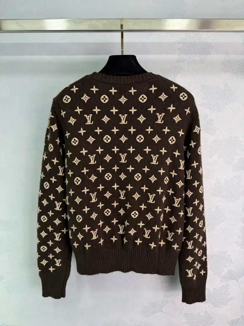 LV Women Sweaters Louis Vuitton Embroidered jacquard L36031