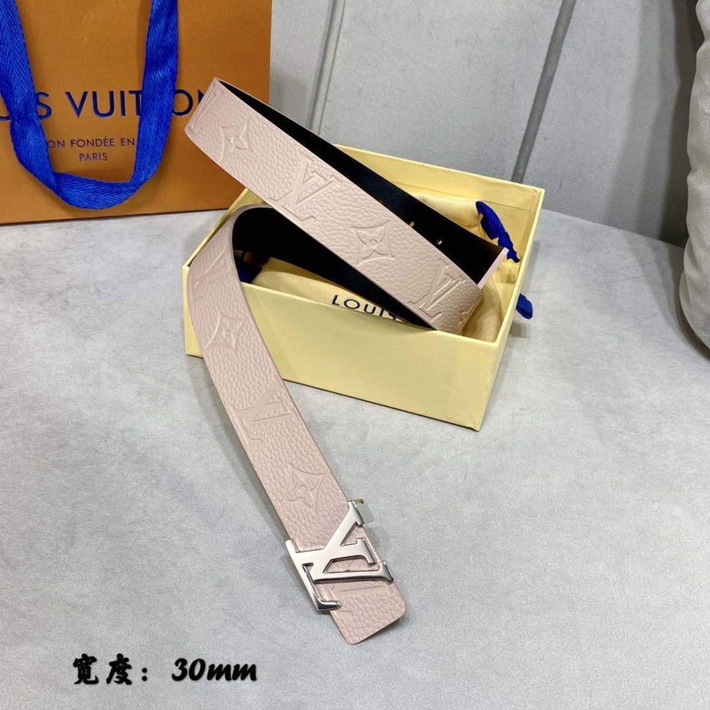 LV Women's Belts Collection Louis Vuitton Initials 30MM Belt 19008