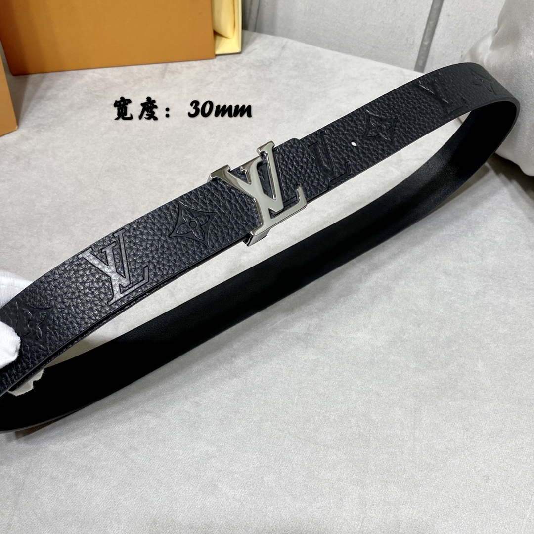 LV Women's Belts Collection Louis Vuitton Initials 30MM Belt 19008