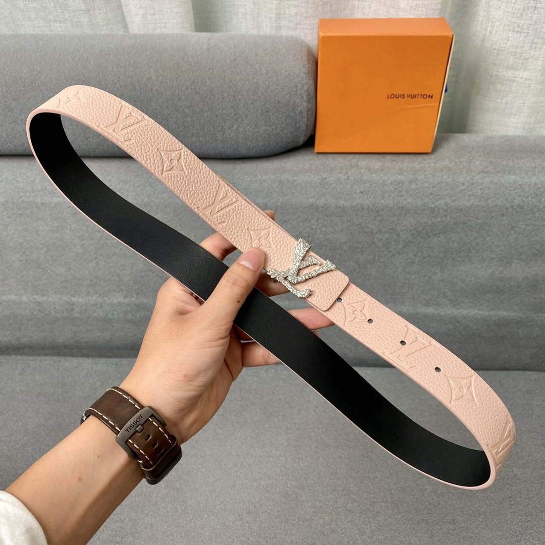 LV Women's Belts Collection Louis Vuitton Initials 30MM Belt 19010