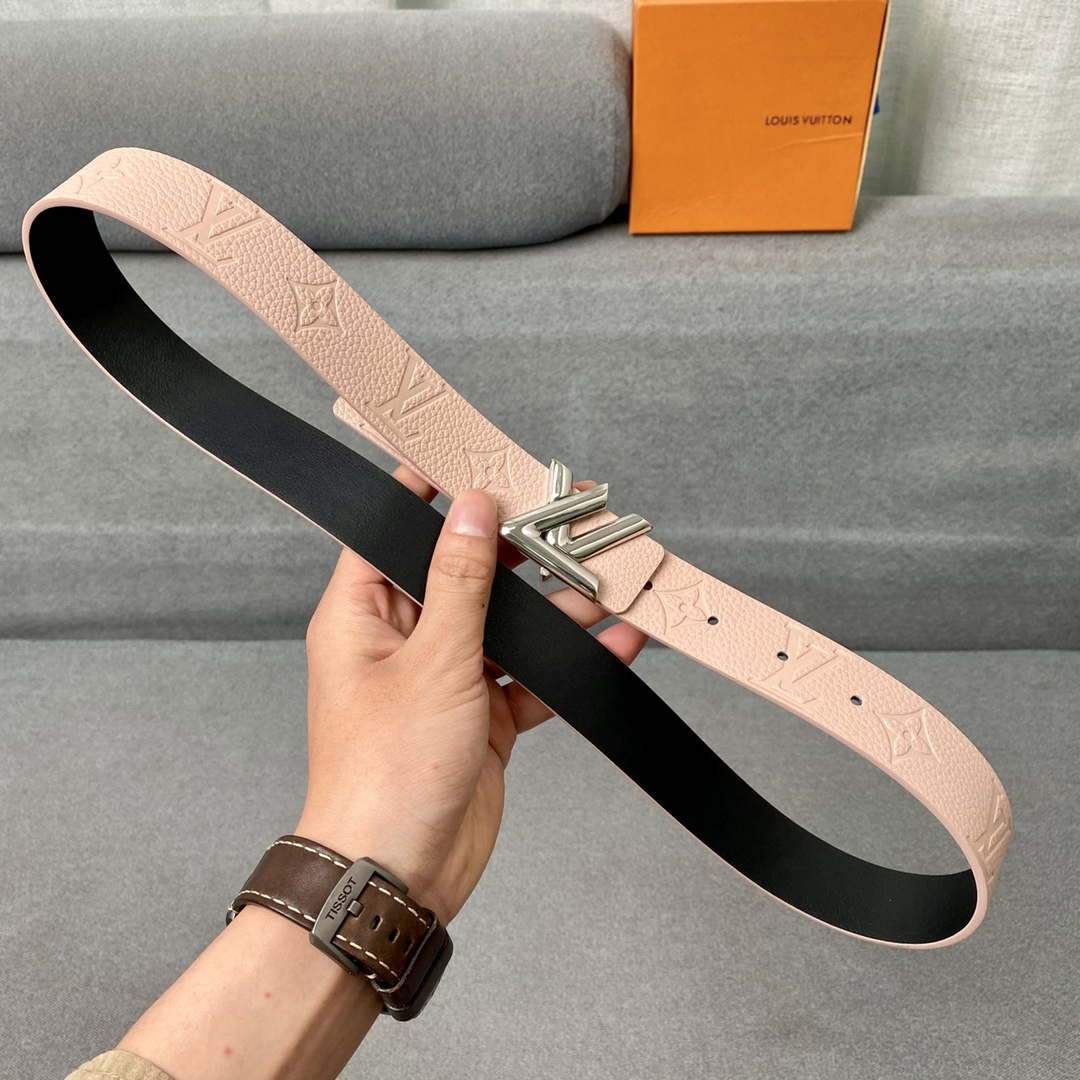 LV Women's Belts Collection Louis Vuitton Initials 30MM Belt 19009