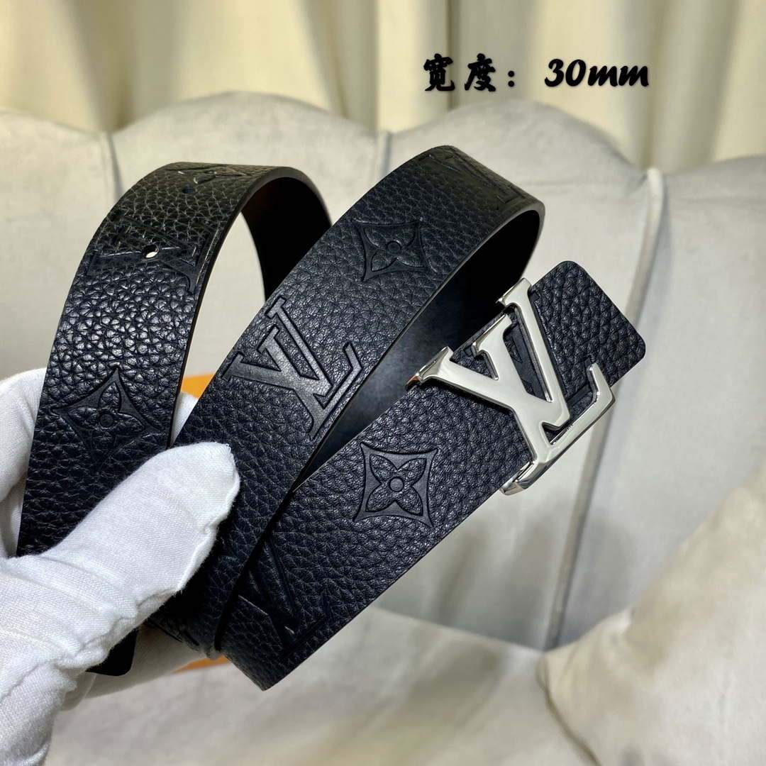 LV Women's Belts Collection Louis Vuitton Initials 30MM Belt 19008