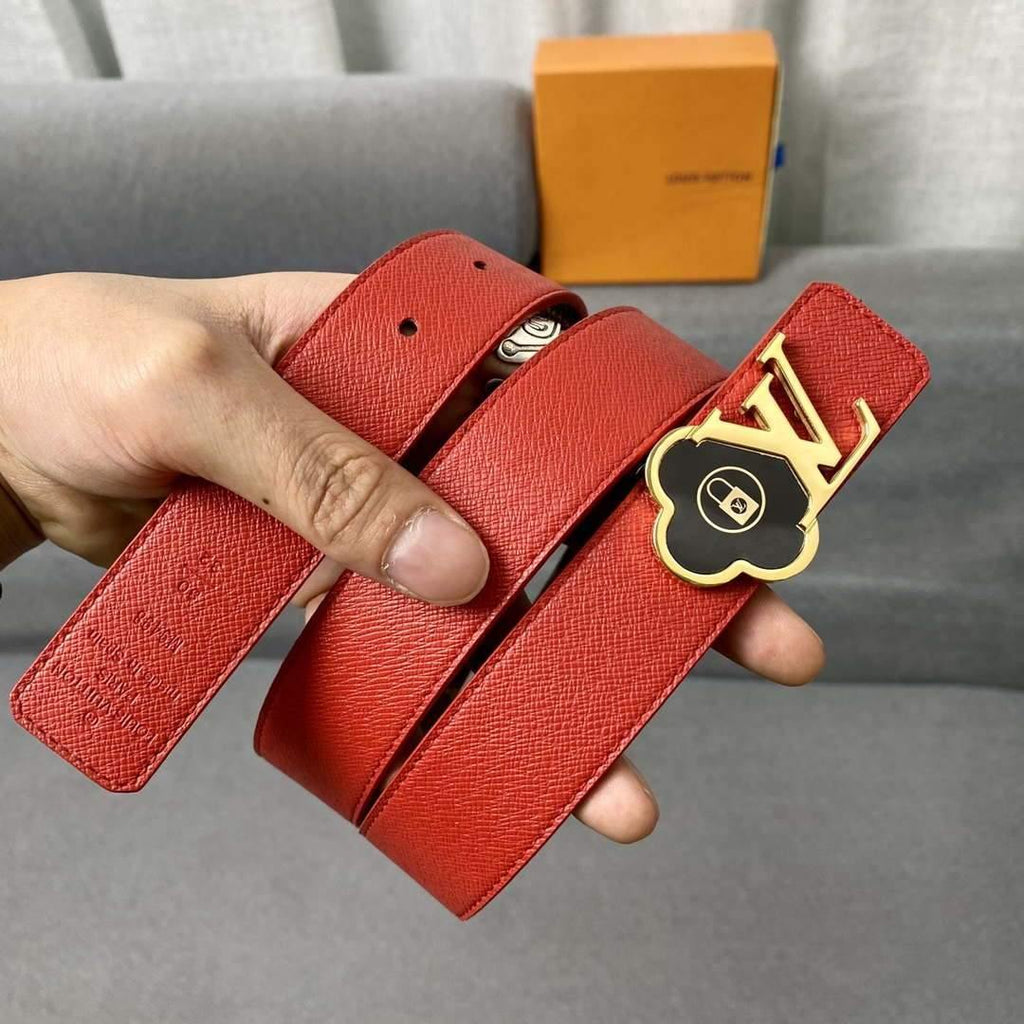 LV Women's Belts Collection Louis Vuitton Initials 30MM Belt Monogram 19006 - luxibagsmall