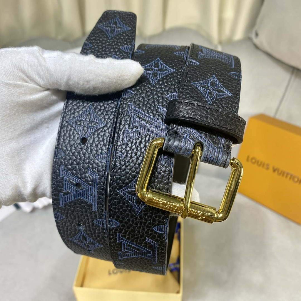 LV Women's Men's Belts Collection Louis Vuitton Initials 34MM Belt 19062