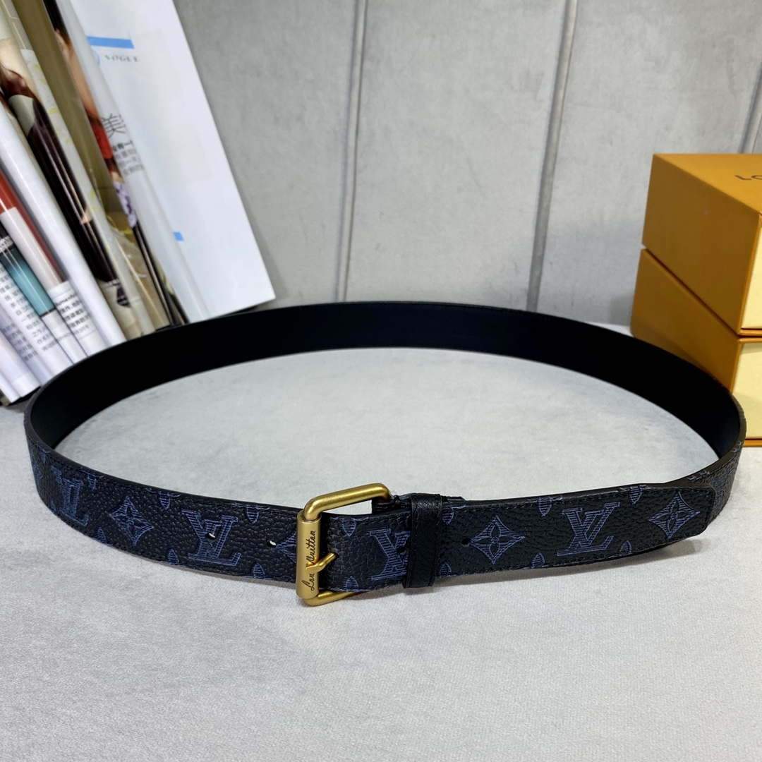 LV Women's Men's Belts Collection Louis Vuitton Initials 34MM Belt 19062