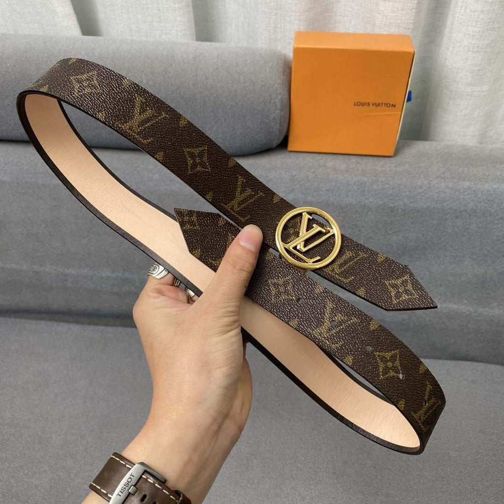 LV Women's Men's Belts Collection Louis Vuitton Initials 34MM Belt 19062